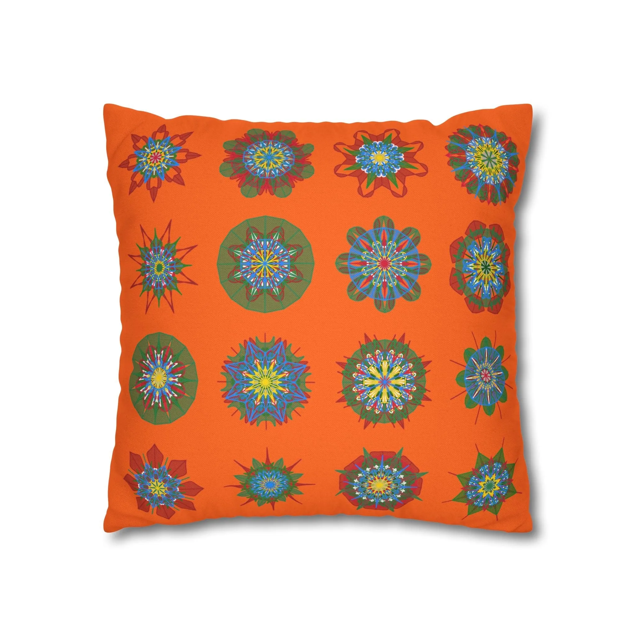 Handmade Mandala Art Christmas Pillowcase - Original Fine Art