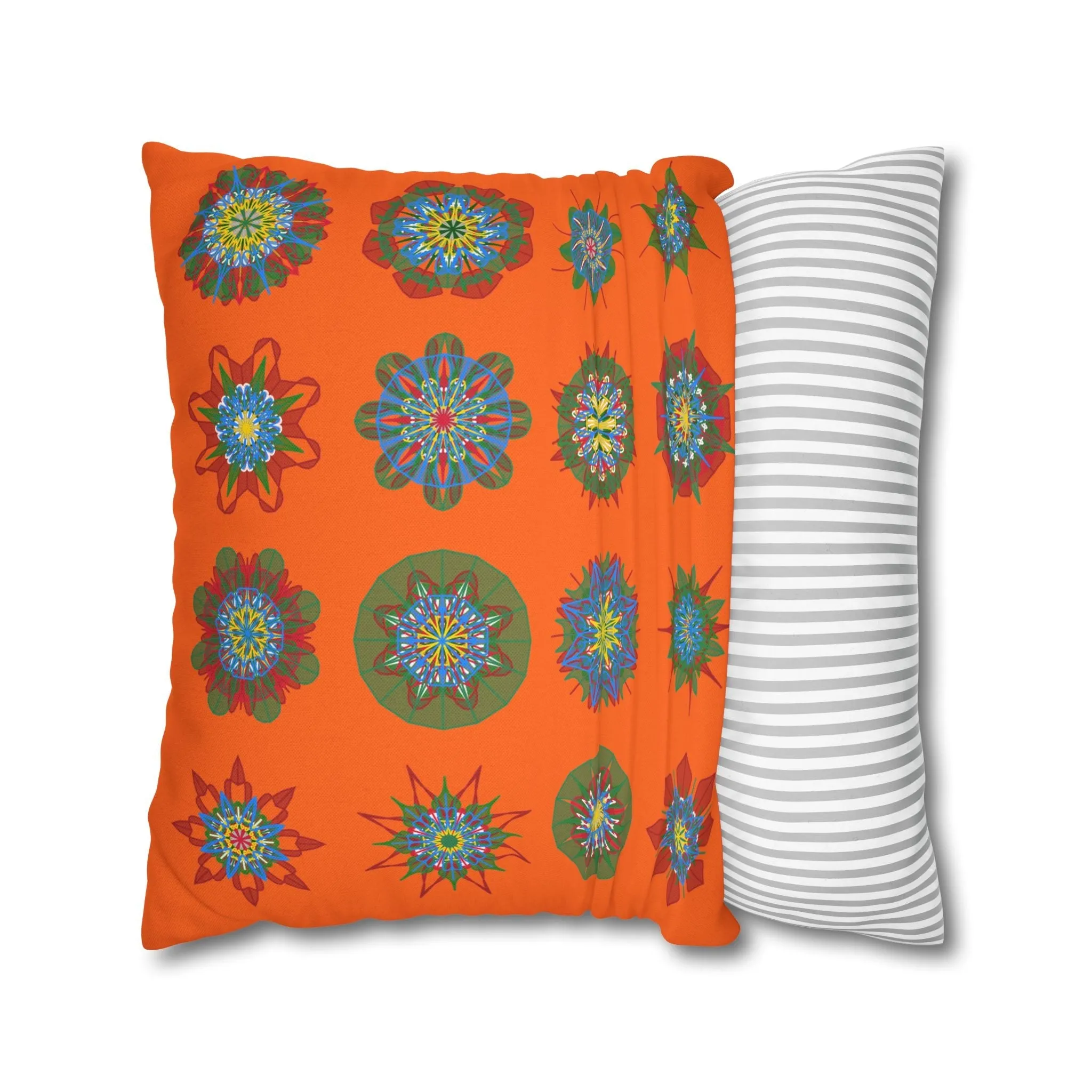 Handmade Mandala Art Christmas Pillowcase - Original Fine Art