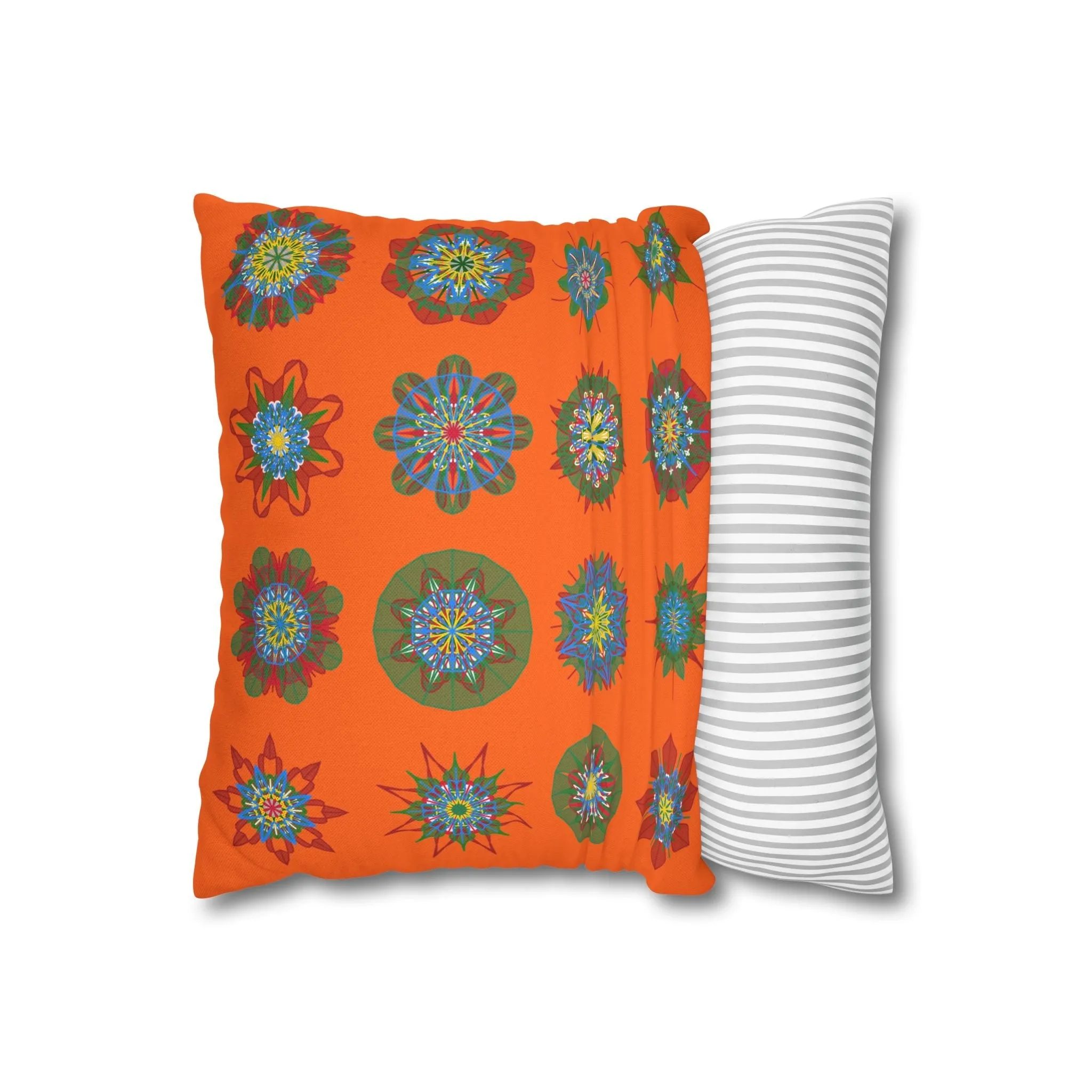 Handmade Mandala Art Christmas Pillowcase - Original Fine Art
