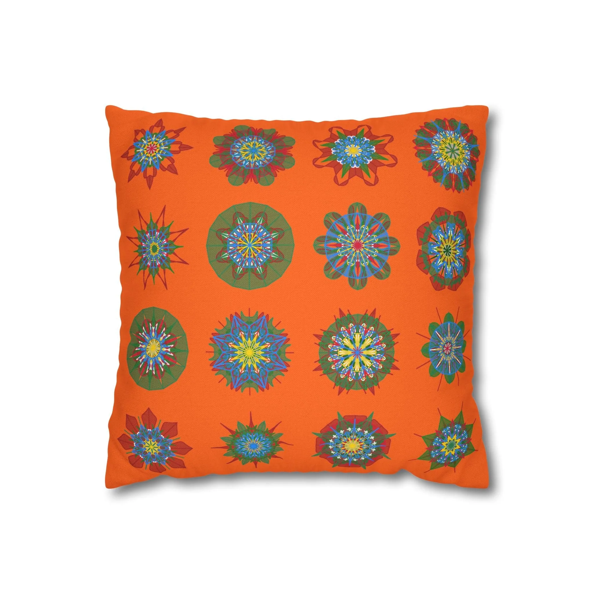 Handmade Mandala Art Christmas Pillowcase - Original Fine Art