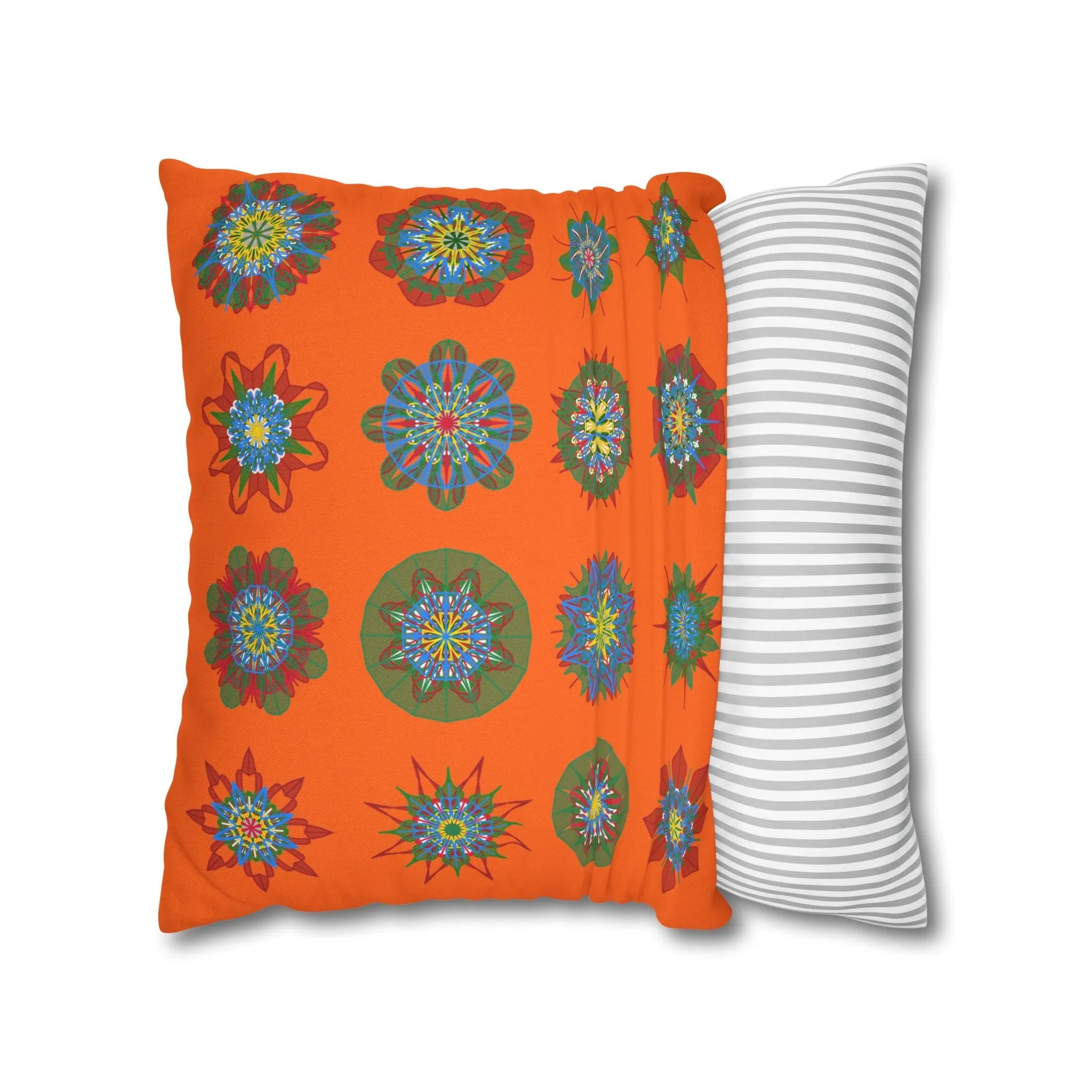 Handmade Mandala Art Christmas Pillowcase - Original Fine Art