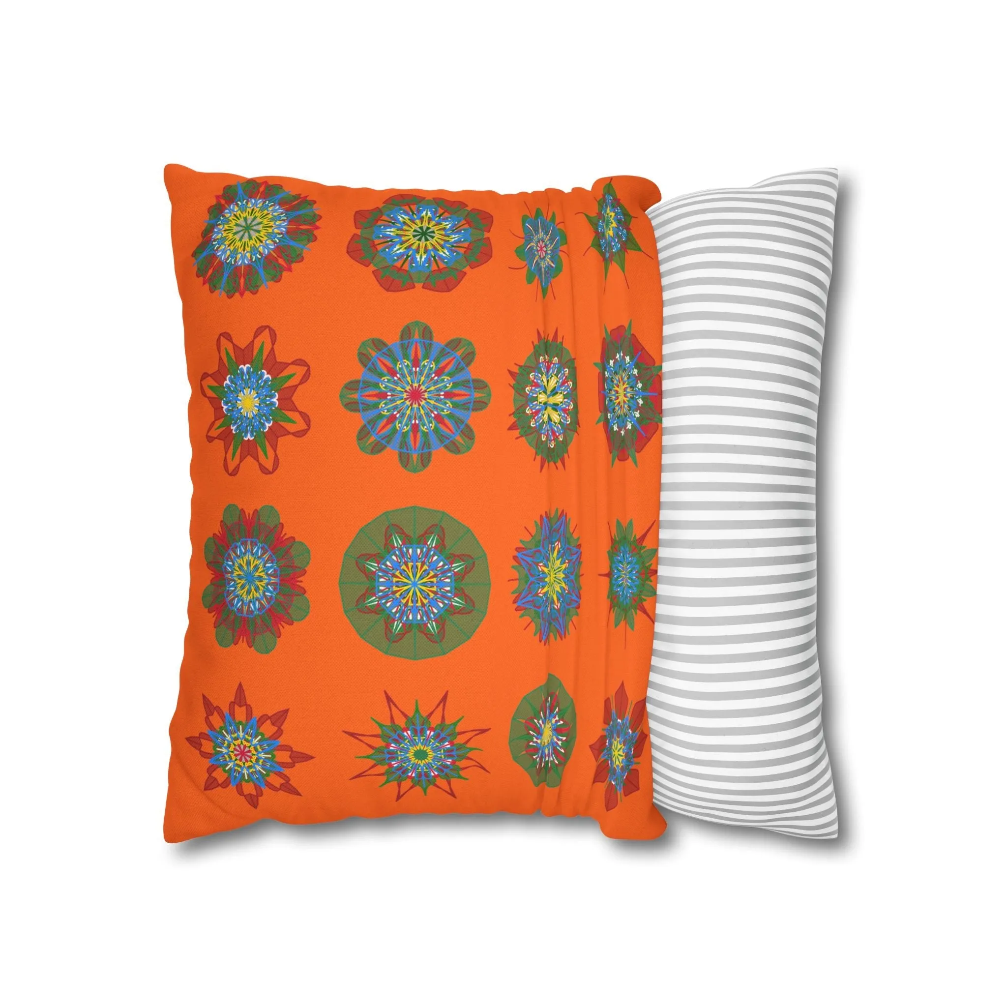 Handmade Mandala Art Christmas Pillowcase - Original Fine Art