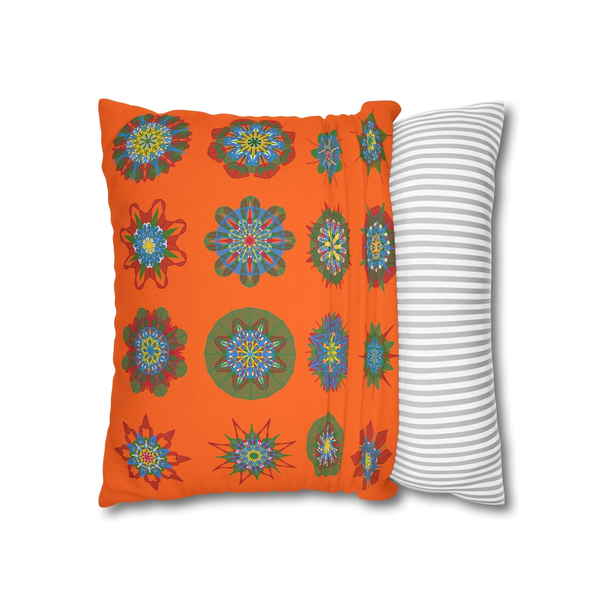 Handmade Mandala Art Christmas Pillowcase - Original Fine Art