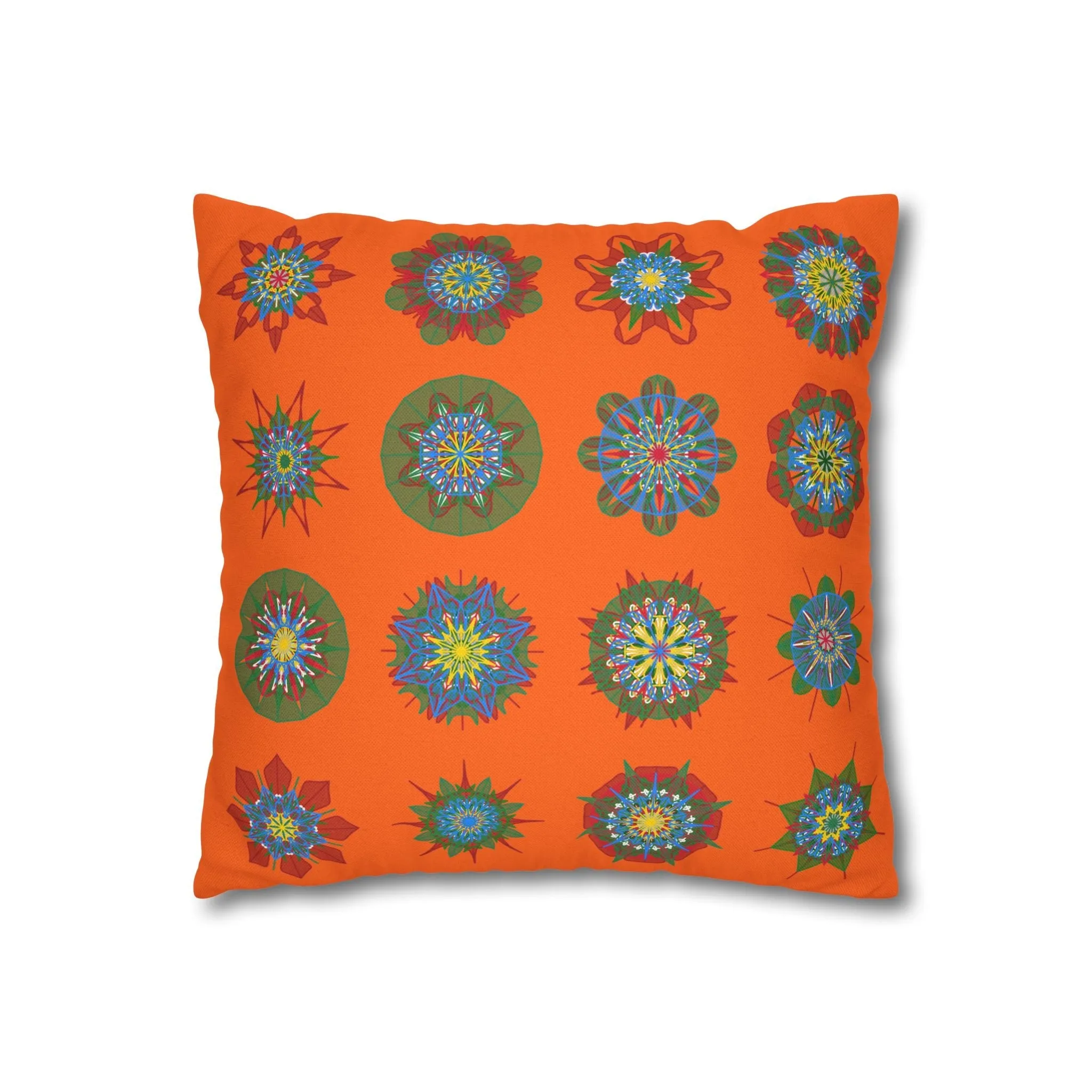 Handmade Mandala Art Christmas Pillowcase - Original Fine Art