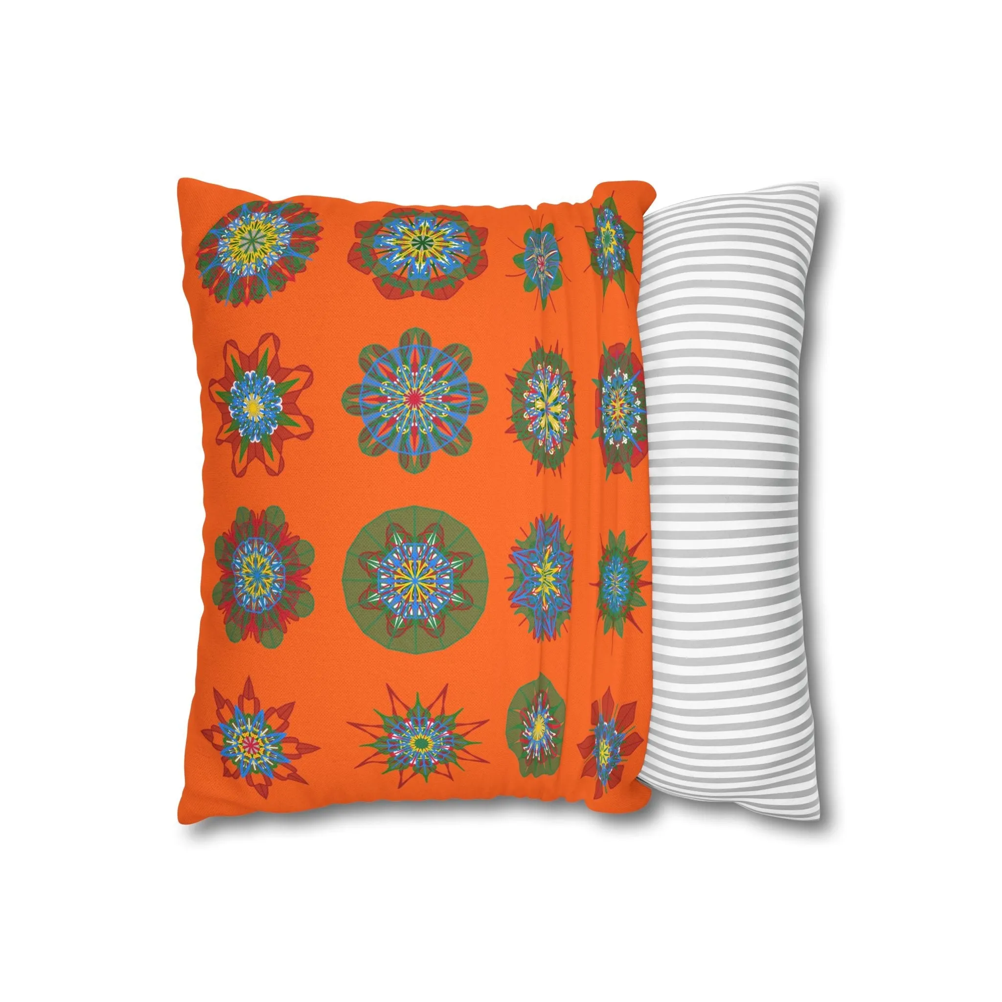 Handmade Mandala Art Christmas Pillowcase - Original Fine Art