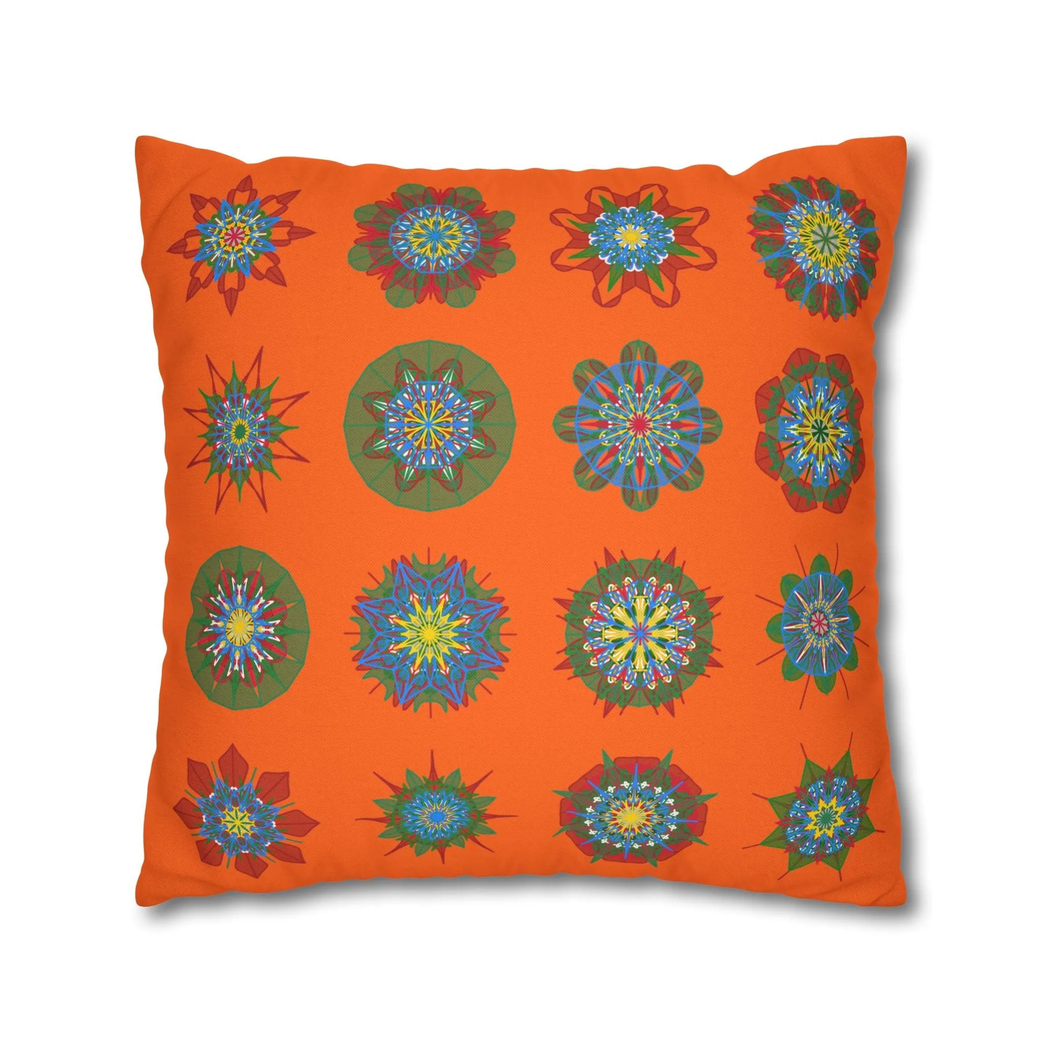 Handmade Mandala Art Christmas Pillowcase - Original Fine Art