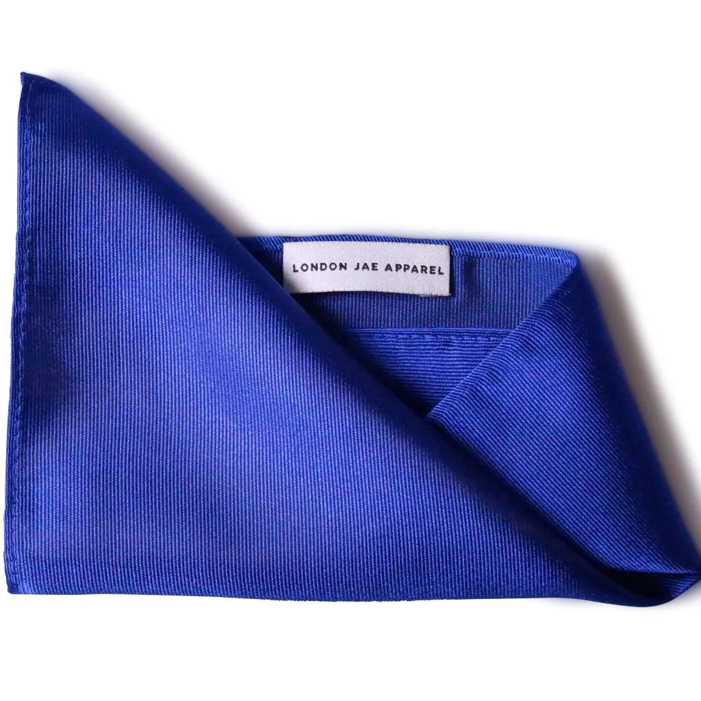 Horizon Blue Silk Pocket Square