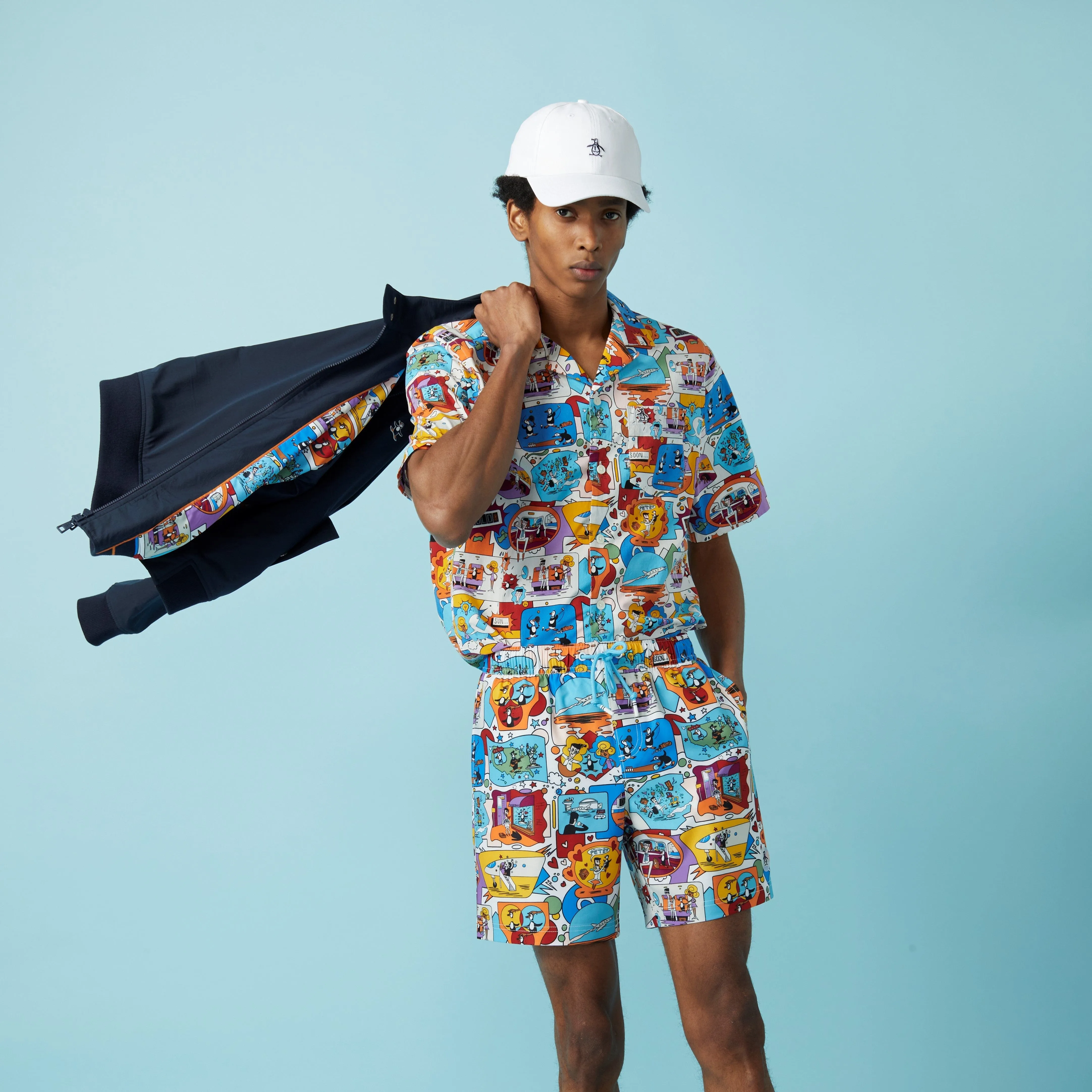 Jethro Haynes Print Stretch Swim Short