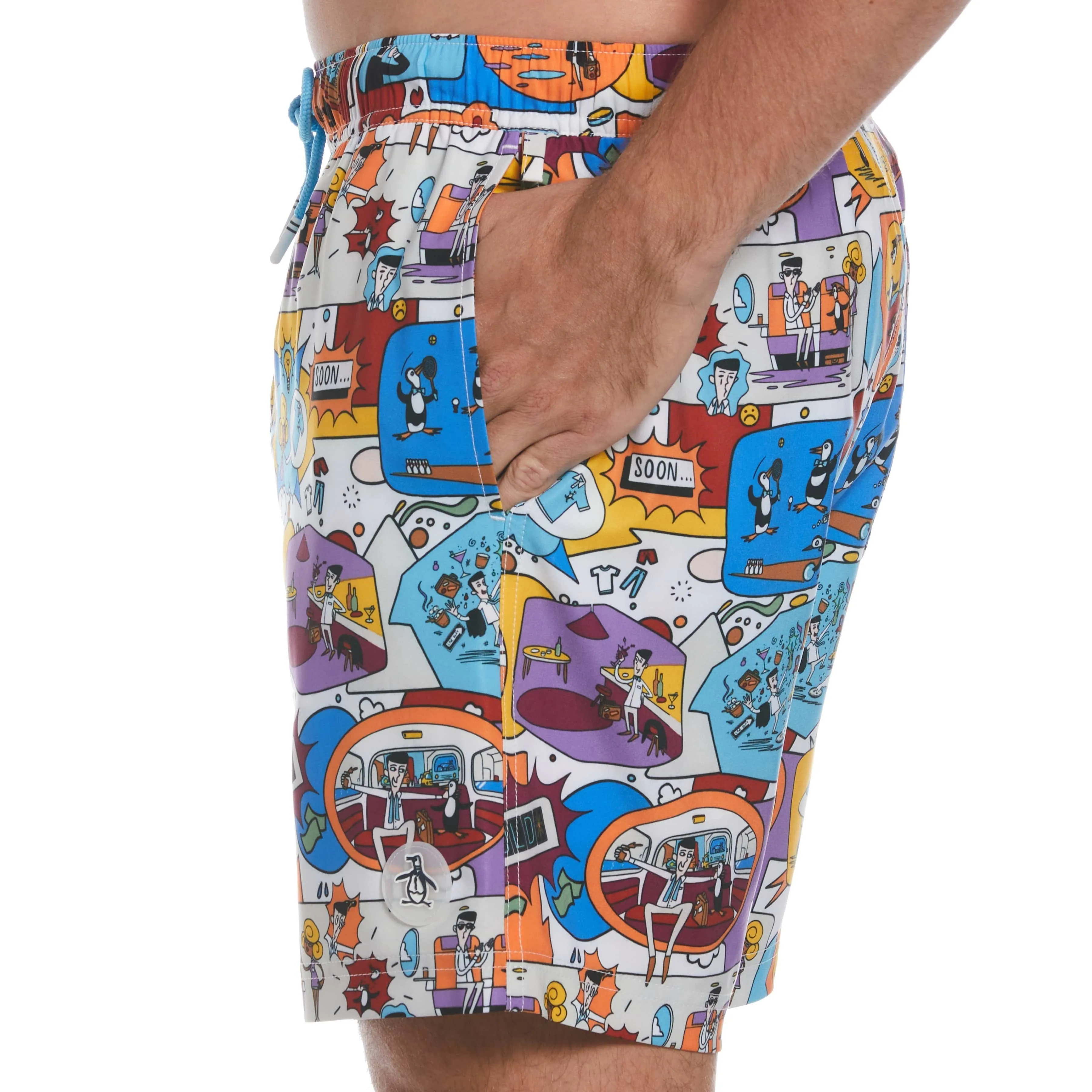 Jethro Haynes Print Stretch Swim Short