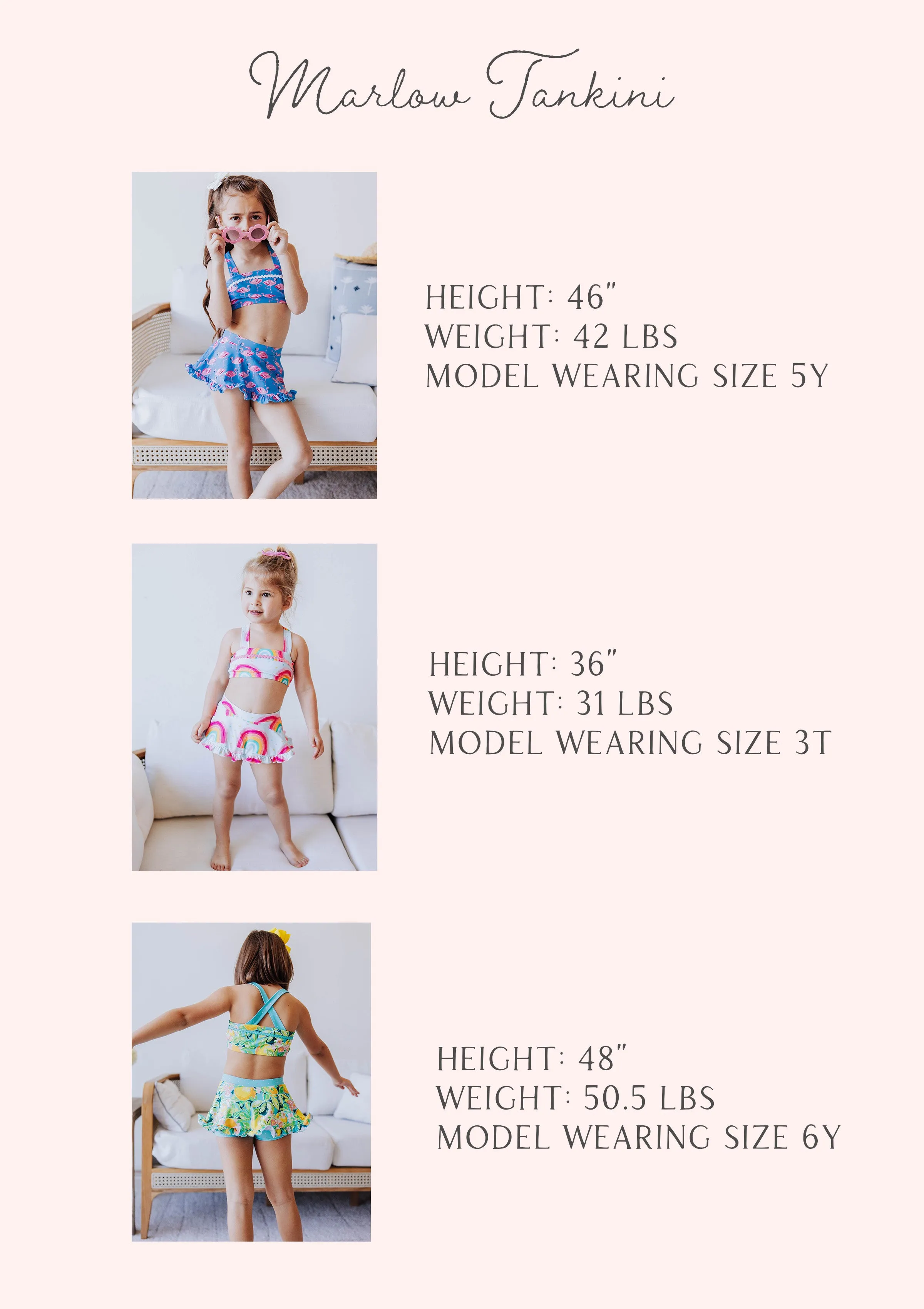 Marlow Tankini - Candy Rainbows