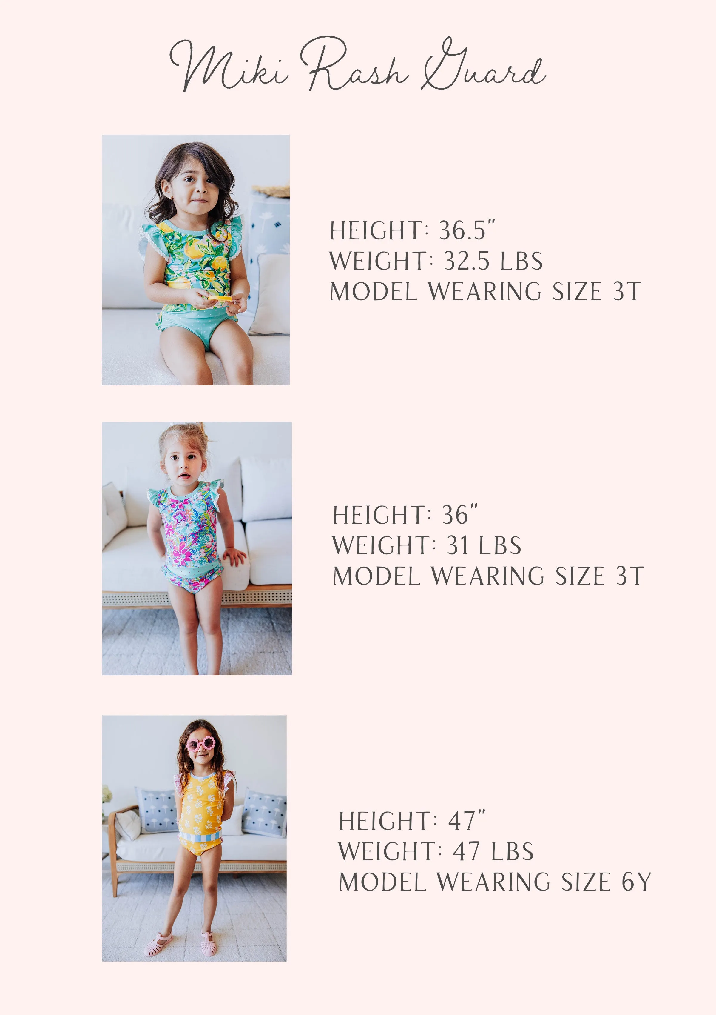 Miki Rash Guard - Sunshine Floral