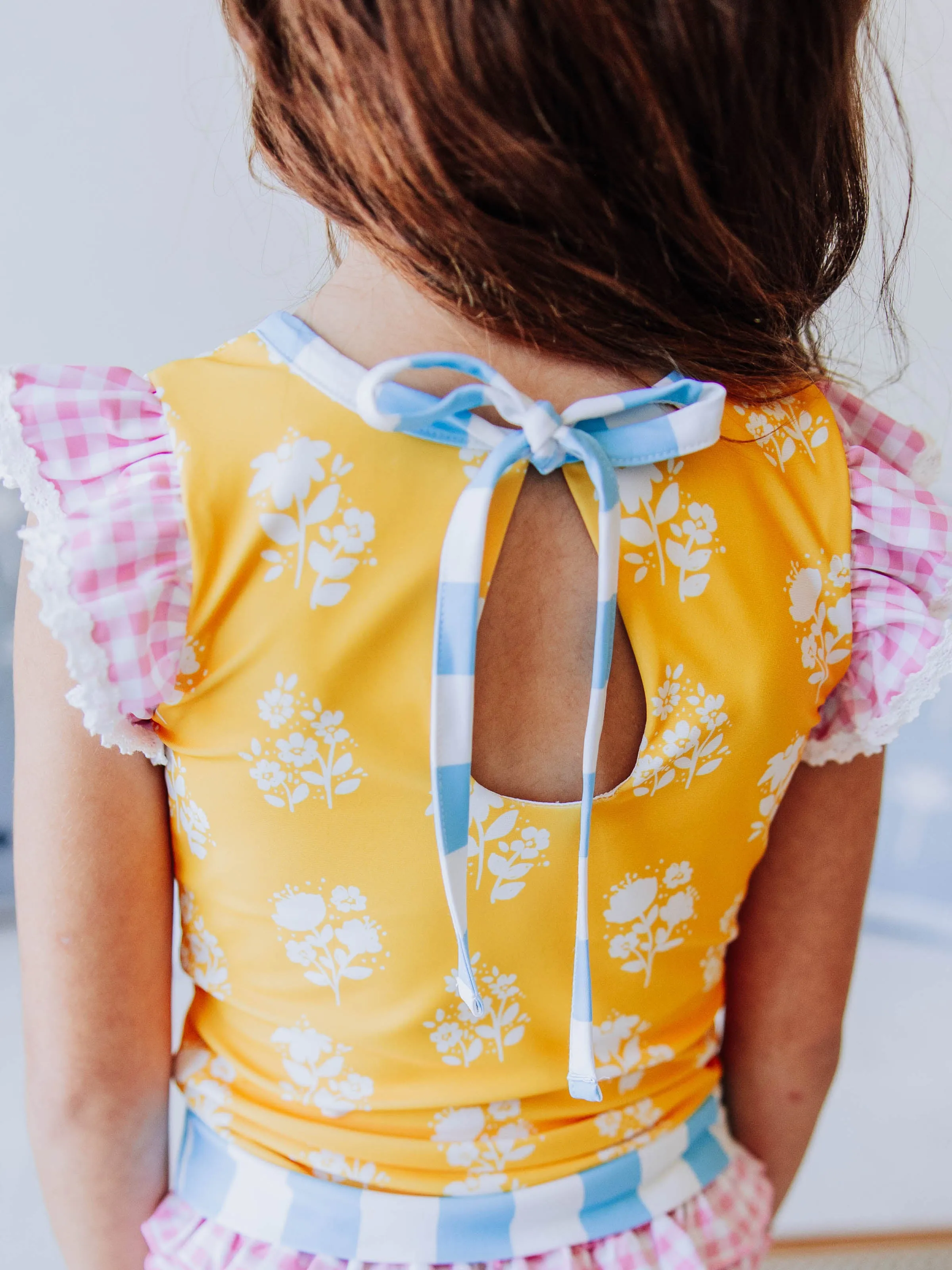 Miki Rash Guard - Sunshine Floral