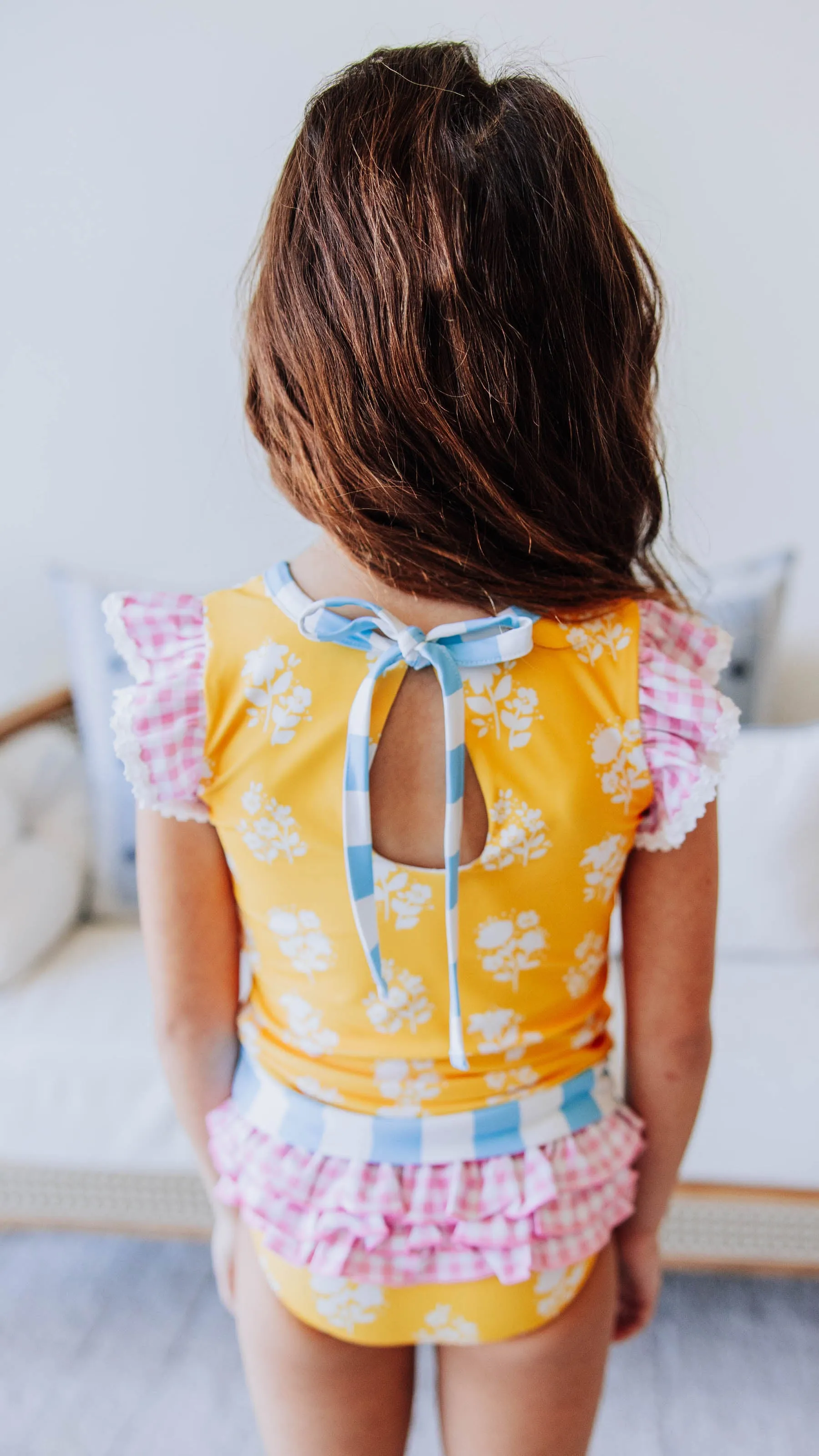 Miki Rash Guard - Sunshine Floral