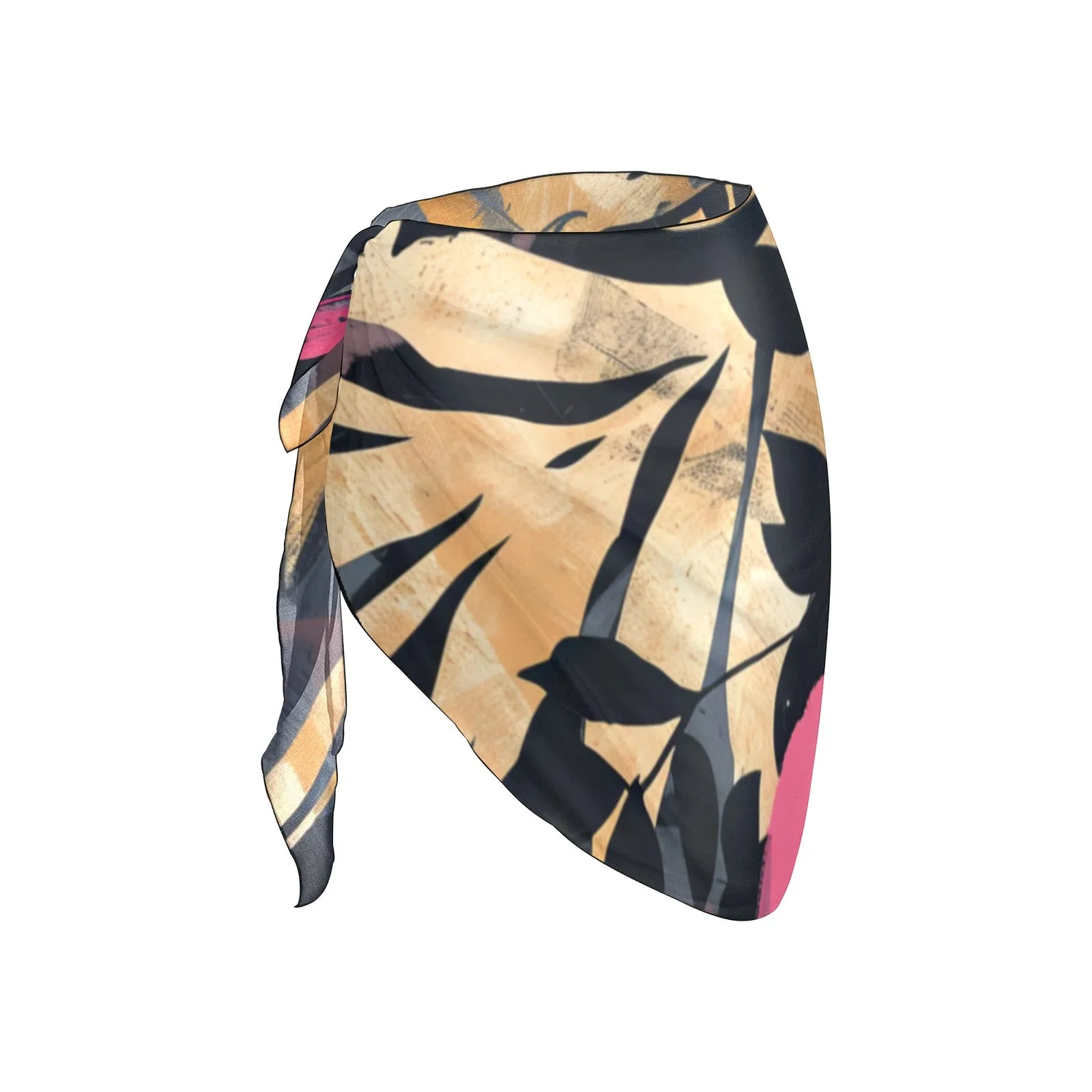 Shadowed Beach Sarong Wrap