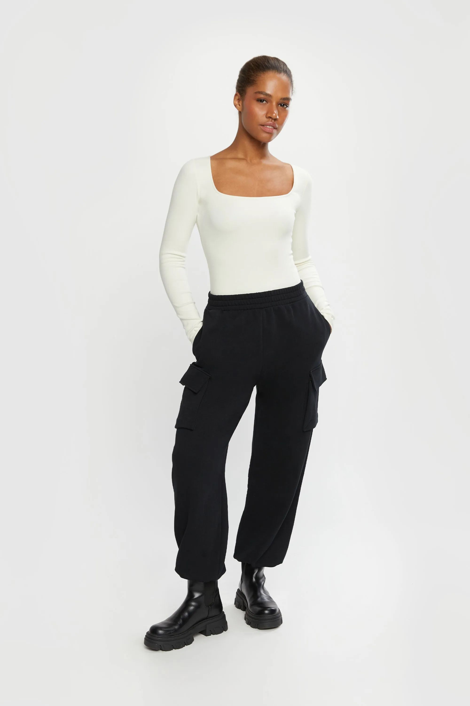 SQUARE NECKLINE BODYSUIT