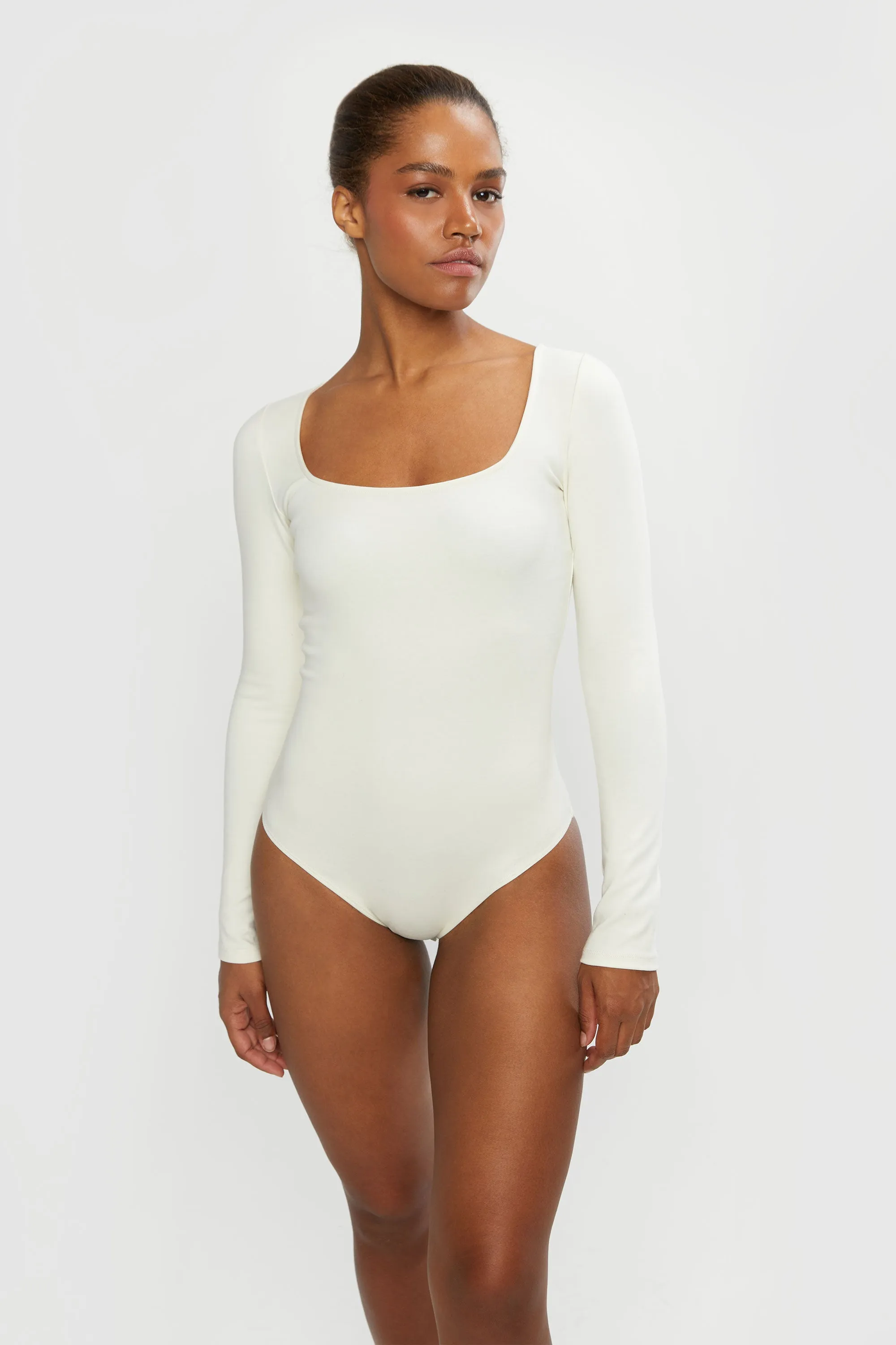 SQUARE NECKLINE BODYSUIT