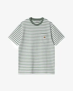 S/S Seidler Pocket T-Shirt Seidler Stripe/Park