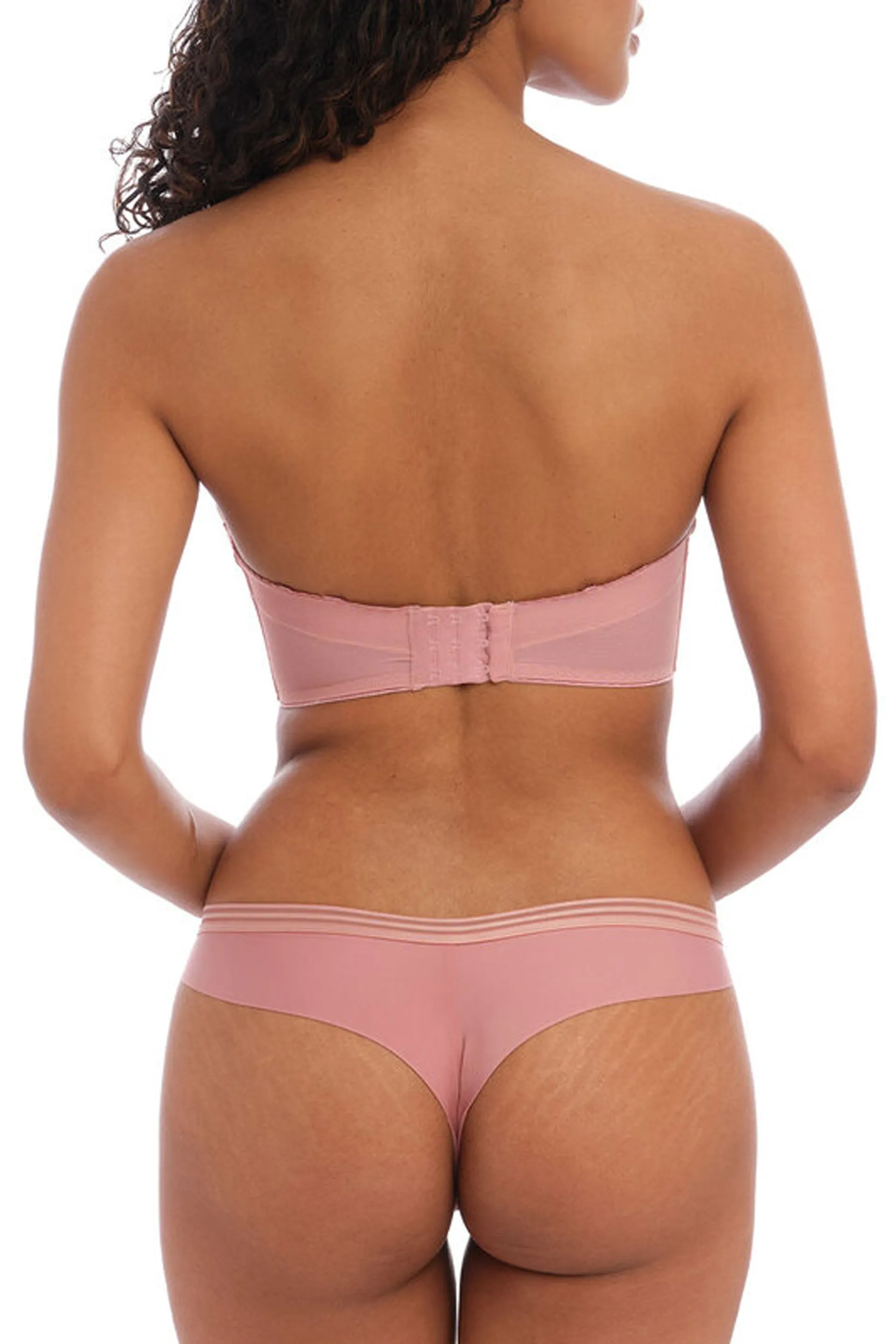 Tailored Moulded Strapless Bra Ash Rose