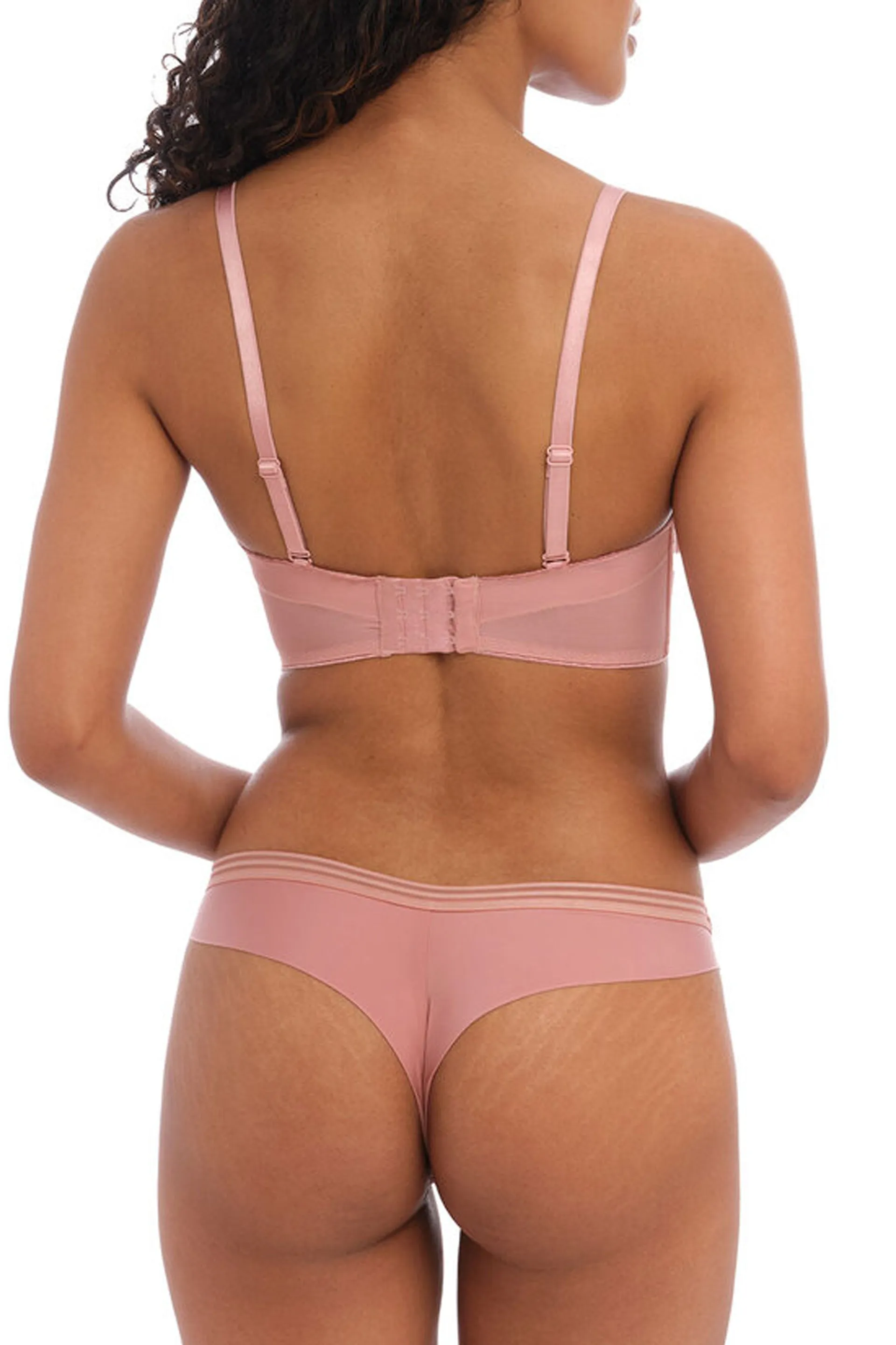 Tailored Moulded Strapless Bra Ash Rose