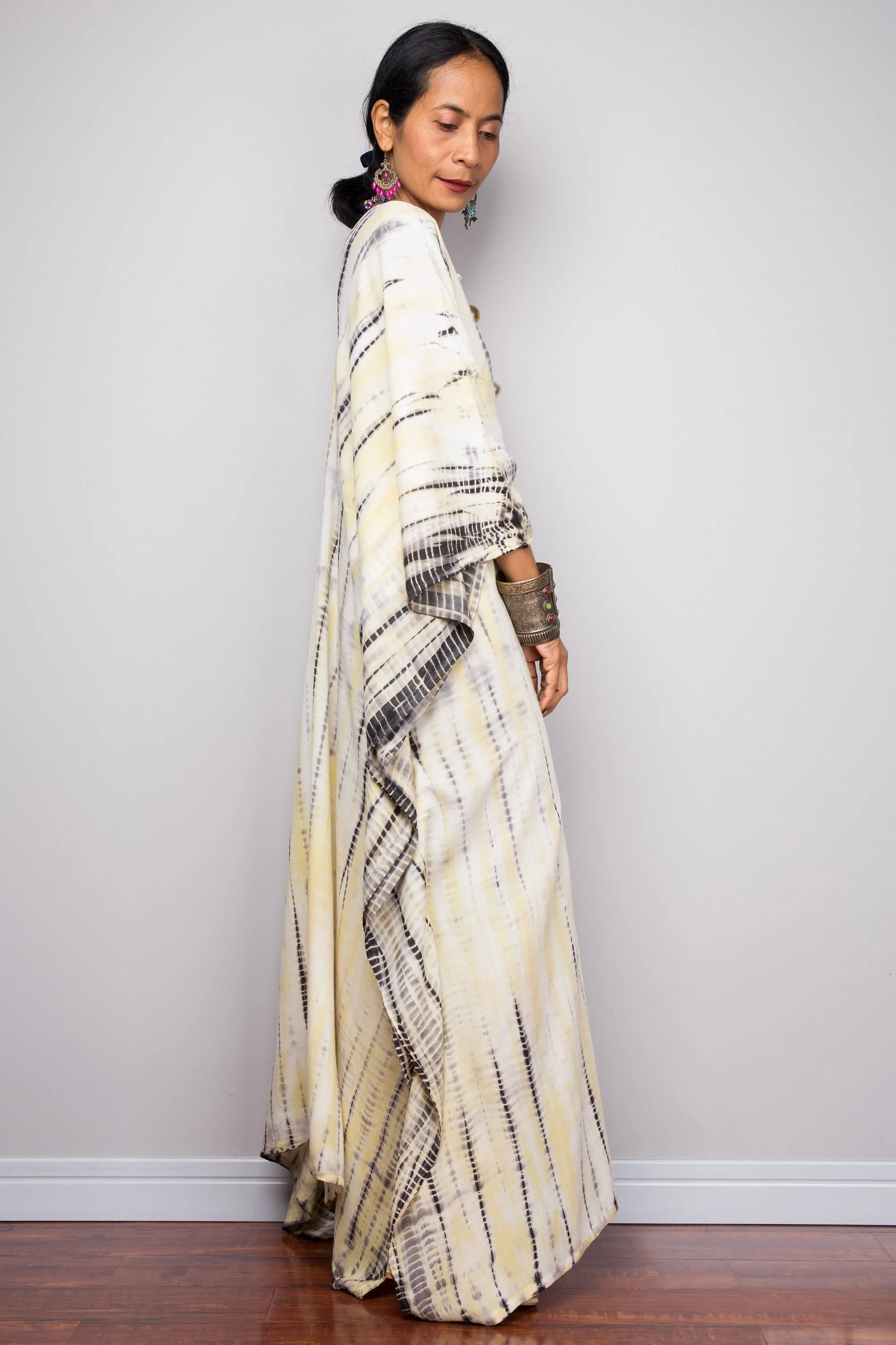 Tie dye beach kaftan