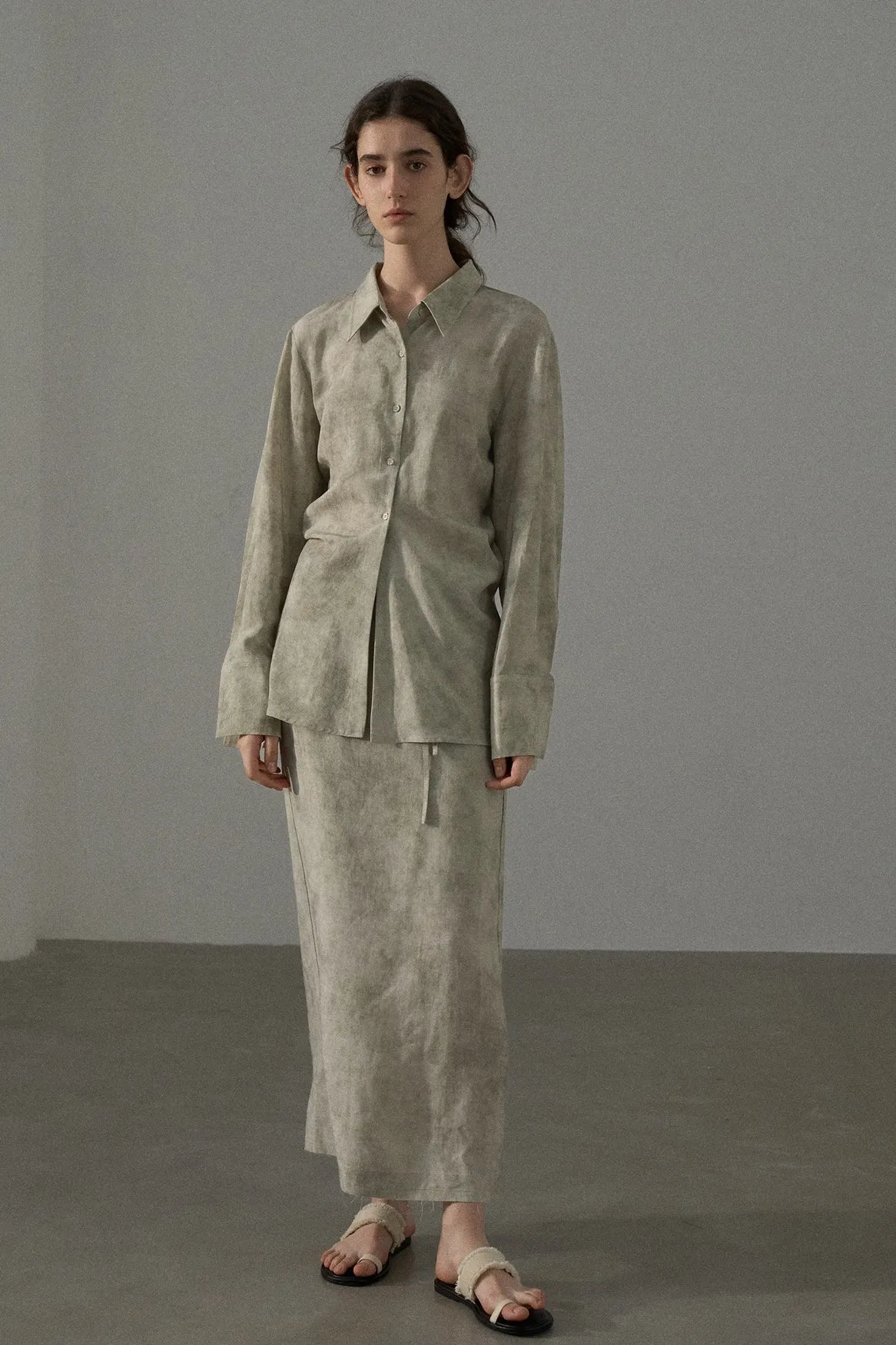 Viscose ombre effect shirt | 4 color