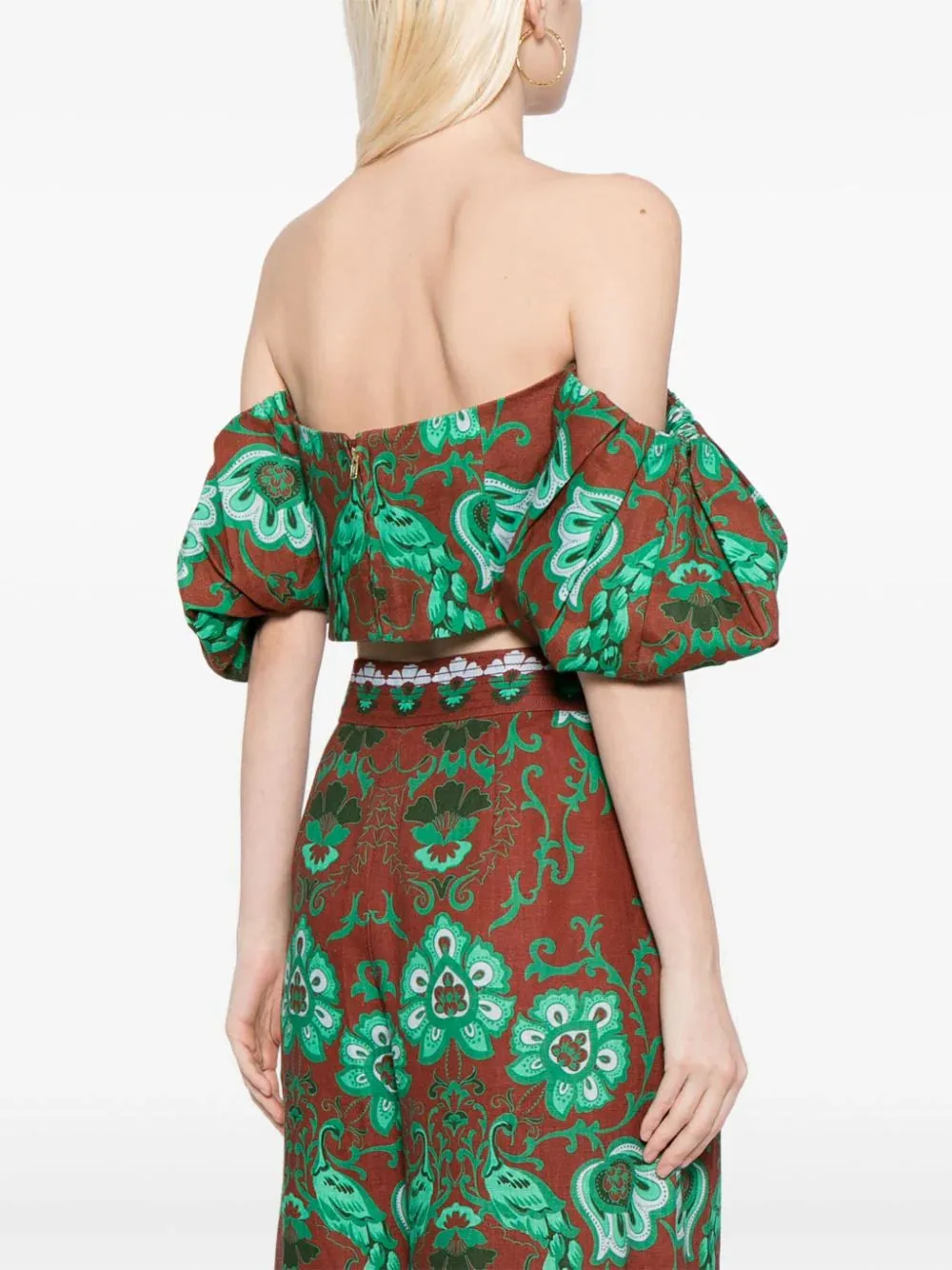 Wethersfield Top in Peacock Brunette